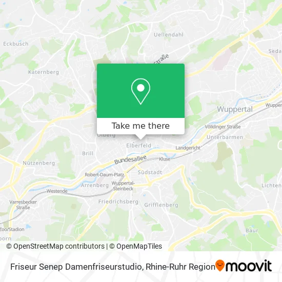 Карта Friseur Senep Damenfriseurstudio