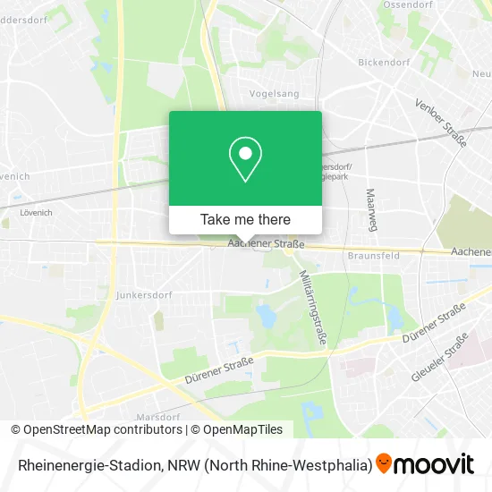 Rheinenergie-Stadion map