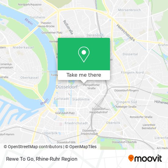 Rewe To Go map