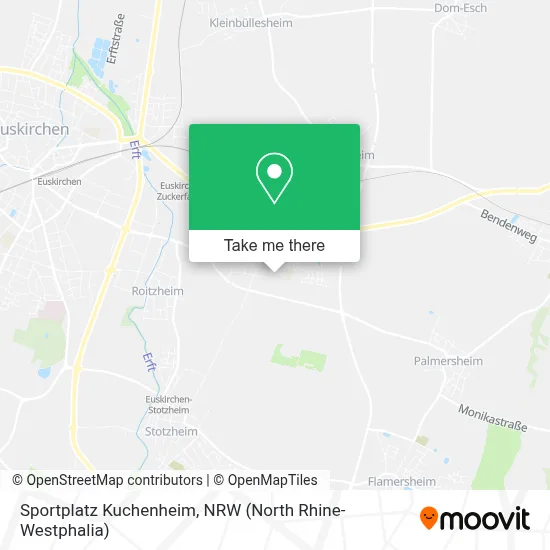 Sportplatz Kuchenheim map