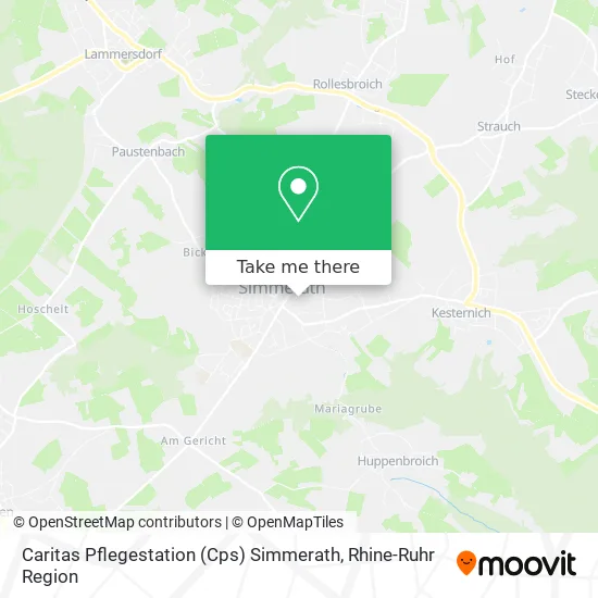 Карта Caritas Pflegestation (Cps) Simmerath