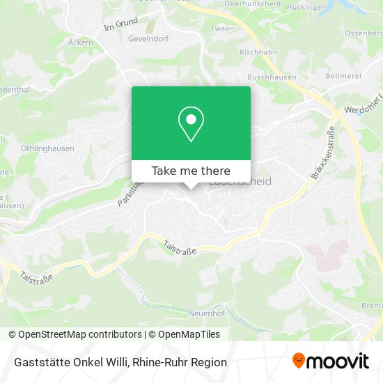 Gaststätte Onkel Willi map