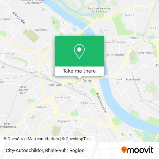 City-Autoschilder map