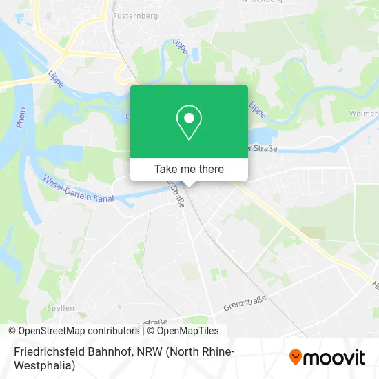 Friedrichsfeld Bahnhof map