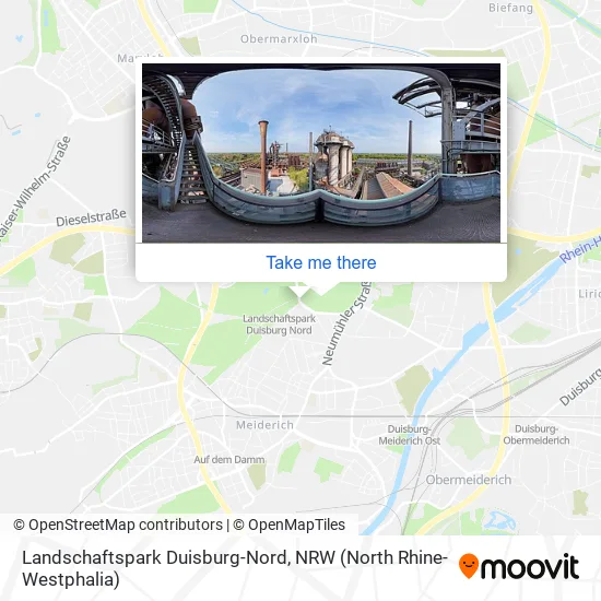 Карта Landschaftspark Duisburg-Nord