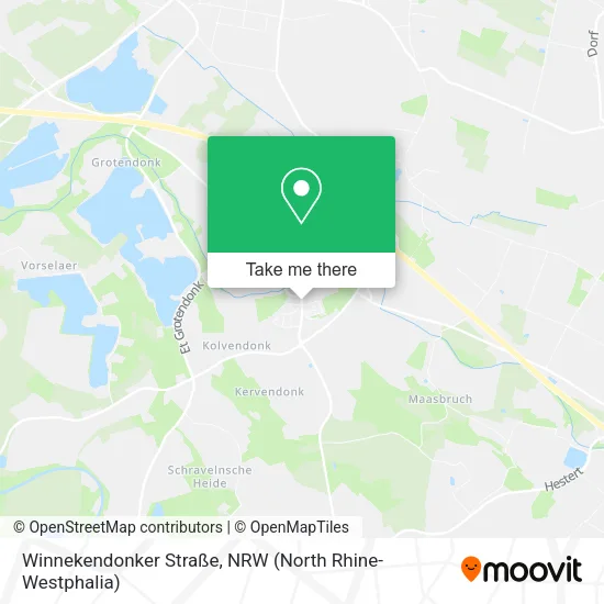 Карта Winnekendonker Straße