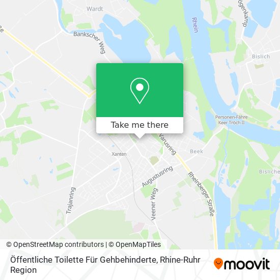 Öffentliche Toilette Für Gehbehinderte map