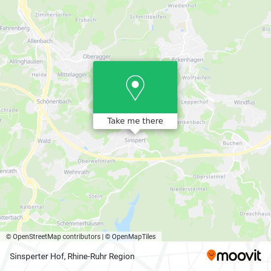 Sinsperter Hof map