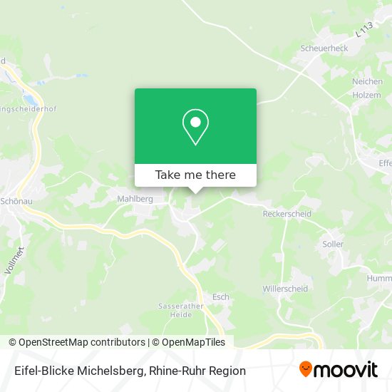 Eifel-Blicke Michelsberg map
