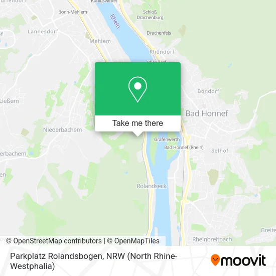 Карта Parkplatz Rolandsbogen