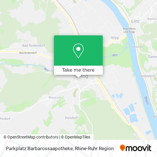 Карта Parkplatz Barbarossaapotheke