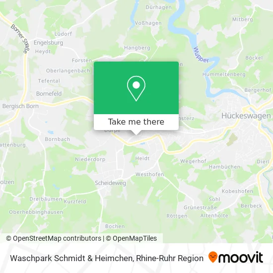 Карта Waschpark Schmidt & Heimchen