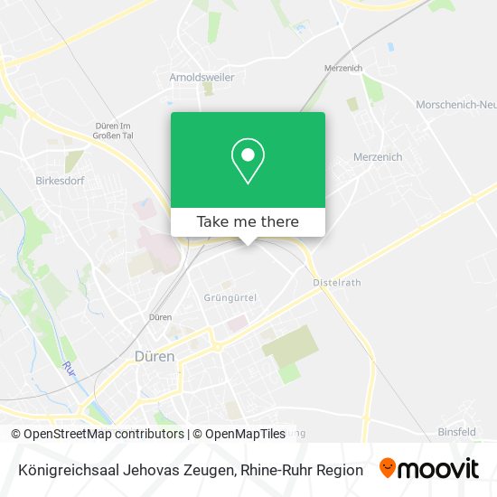 Königreichsaal Jehovas Zeugen map