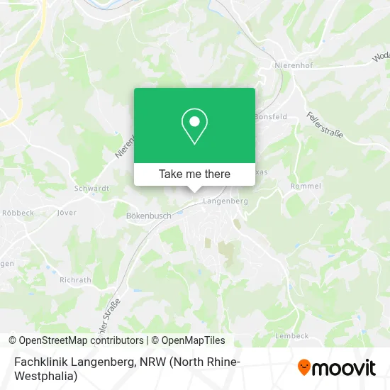 Fachklinik Langenberg map
