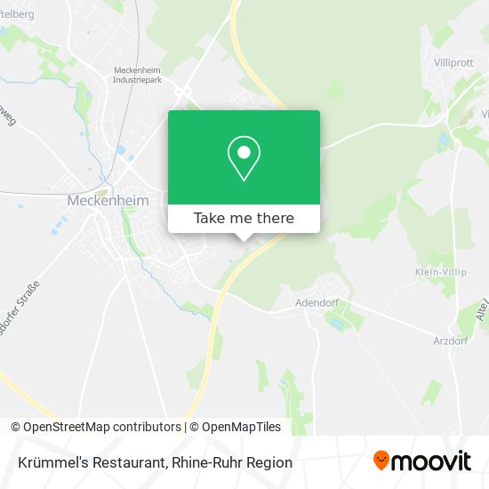 Krümmel's Restaurant map