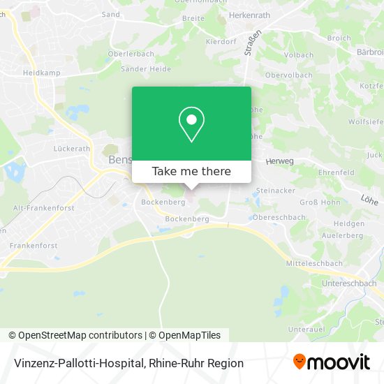 Vinzenz-Pallotti-Hospital map