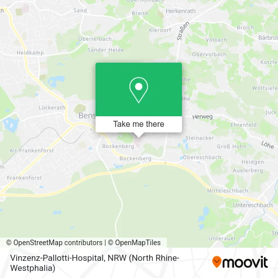 Карта Vinzenz-Pallotti-Hospital
