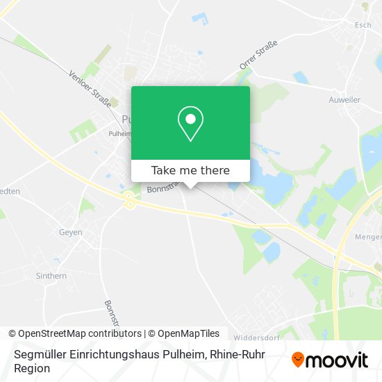 Segmüller Einrichtungshaus Pulheim map