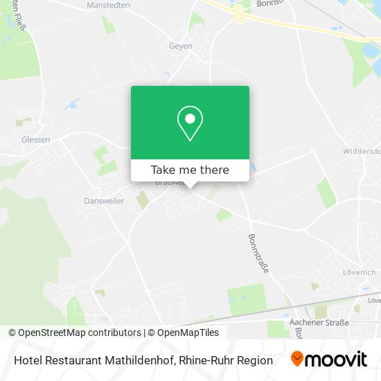 Hotel Restaurant Mathildenhof map