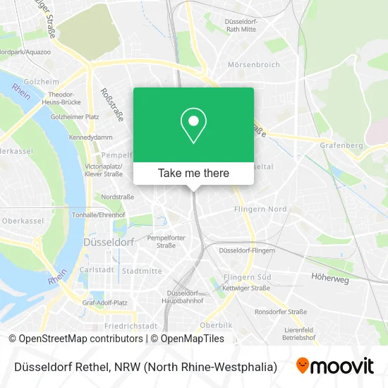 Карта Düsseldorf Rethel