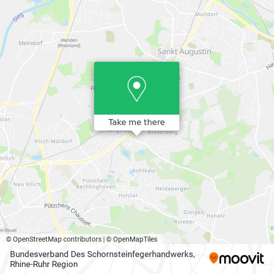 Bundesverband Des Schornsteinfegerhandwerks map
