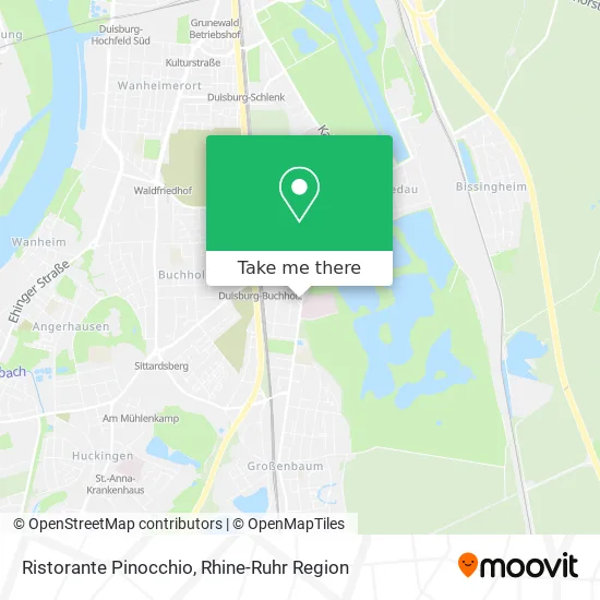 Карта Ristorante Pinocchio