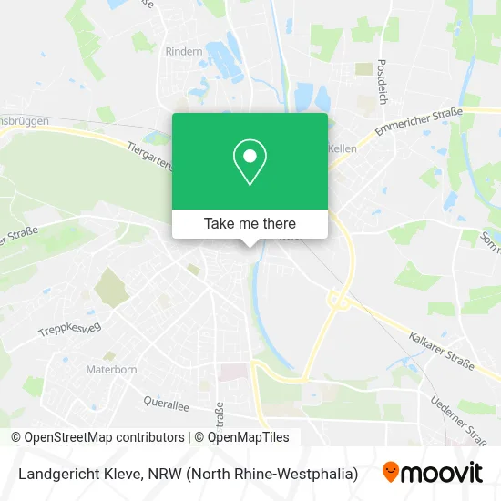 Landgericht Kleve map
