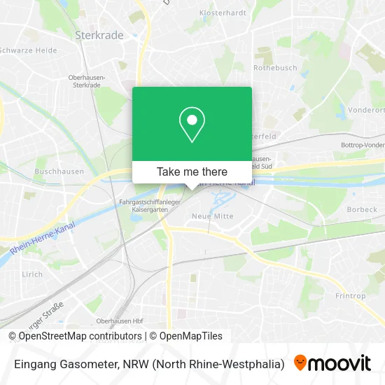 Карта Eingang Gasometer