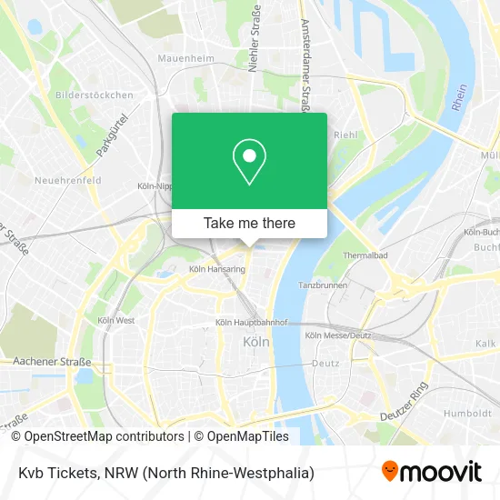 Карта Kvb Tickets