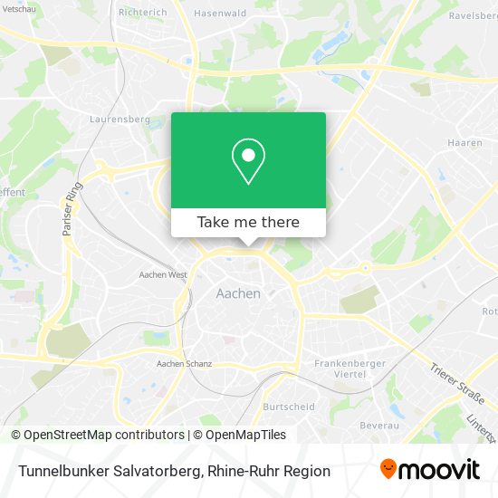 Tunnelbunker Salvatorberg map