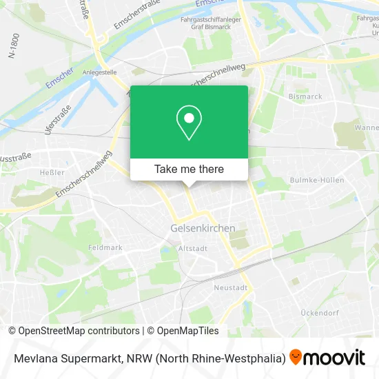 Mevlana Supermarkt map