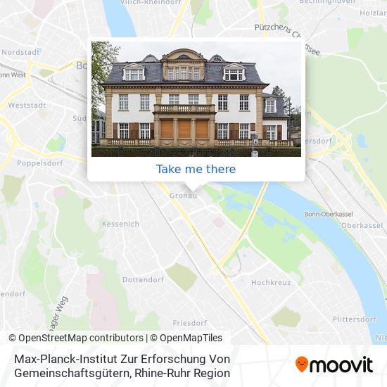 Max-Planck-Institut Zur Erforschung Von Gemeinschaftsgütern map