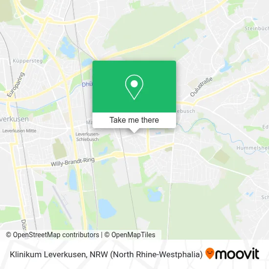 Klinikum Leverkusen map