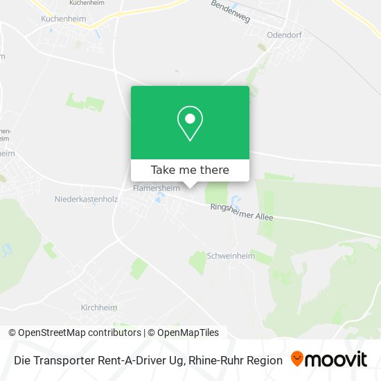 Die Transporter Rent-A-Driver Ug map