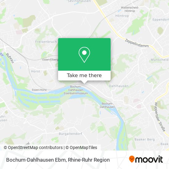 Bochum-Dahlhausen Ebm map
