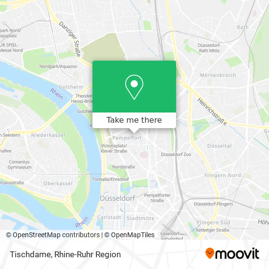 Карта Tischdame