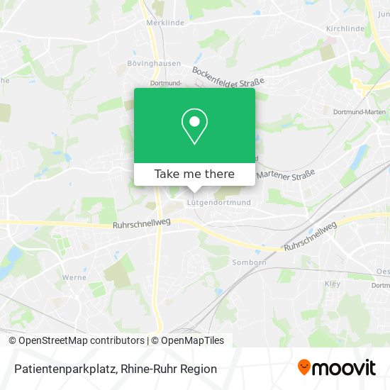 Patientenparkplatz map