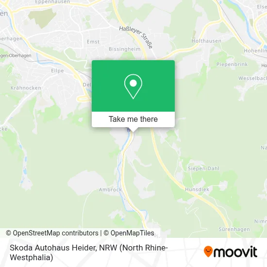 Skoda Autohaus Heider map