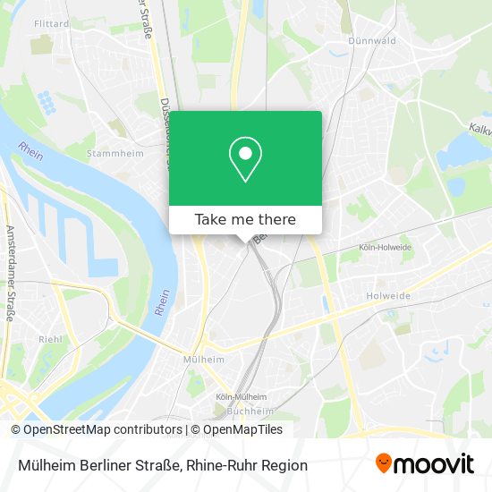 Mülheim Berliner Straße map