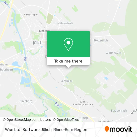Карта Wse Ltd. Software Jülich