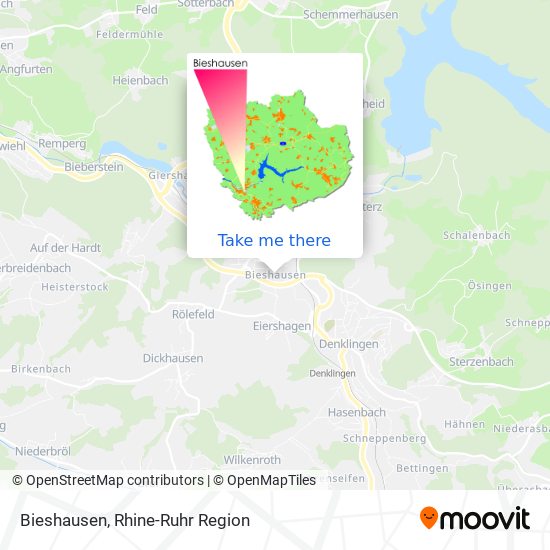 Bieshausen map