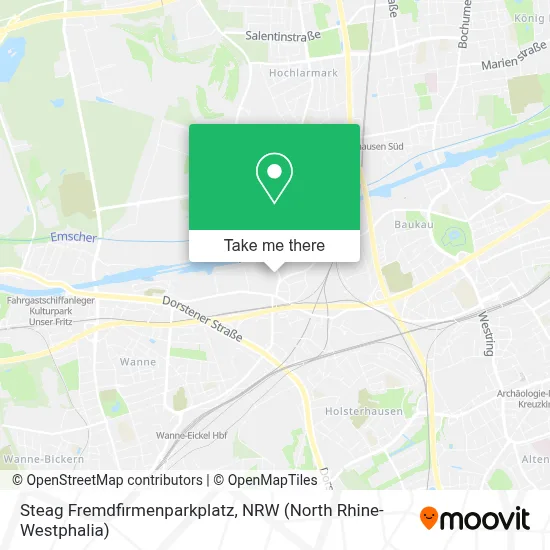 Steag Fremdfirmenparkplatz map