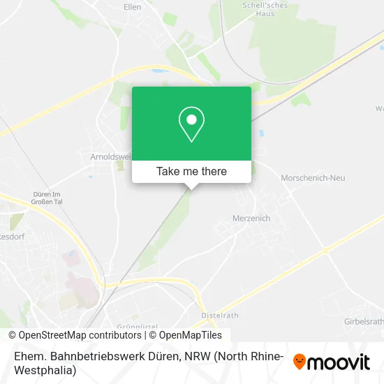 Карта Ehem. Bahnbetriebswerk Düren