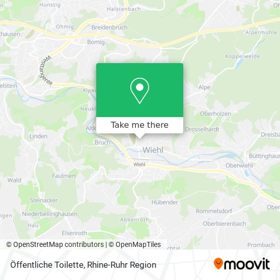 Öffentliche Toilette map