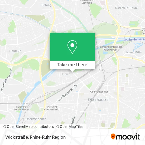 Карта Wickstraße