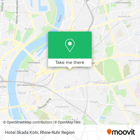 Hotel Skada Köln map