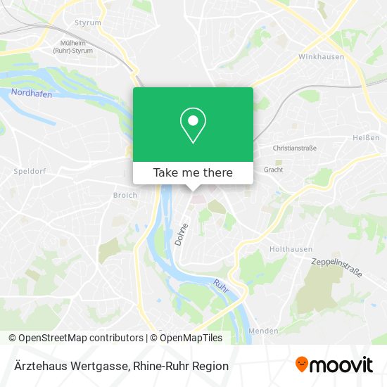 Ärztehaus Wertgasse map