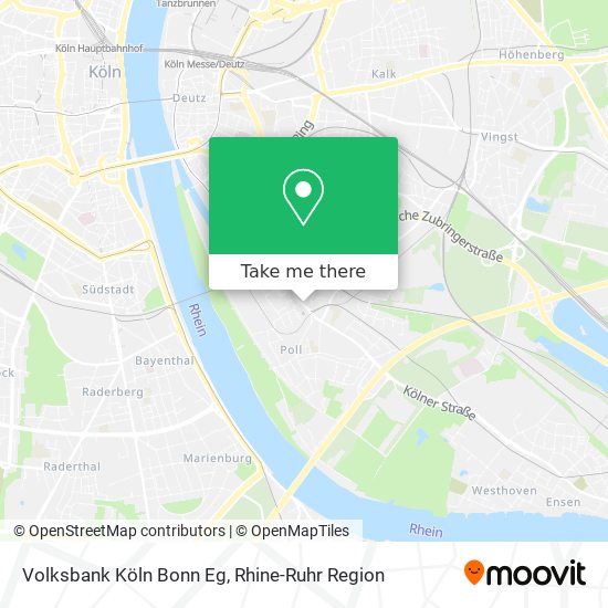 Volksbank Köln Bonn Eg map