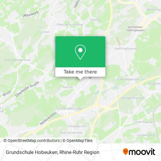 Карта Grundschule Hobeuken