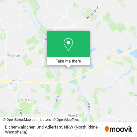 Eichenwäldchen Und Adlerfarn map